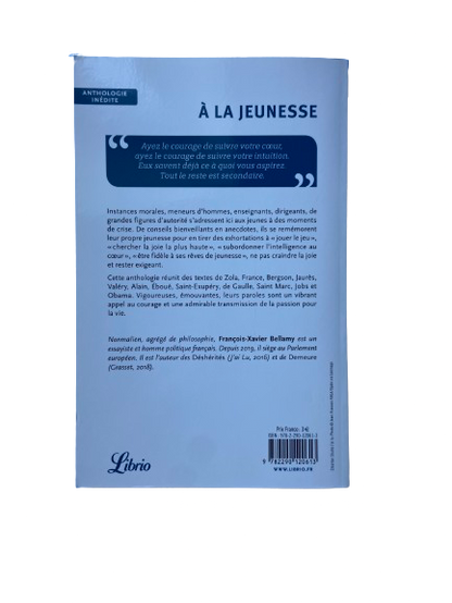 A la jeunesse - François-Xavier Bellamy