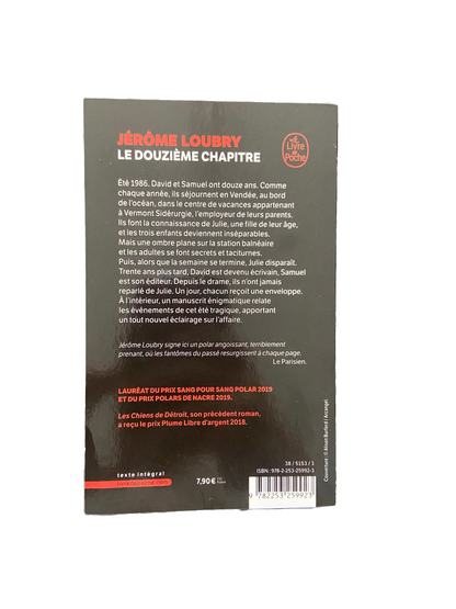 Le douzième chapitre - Jérôme Loubry